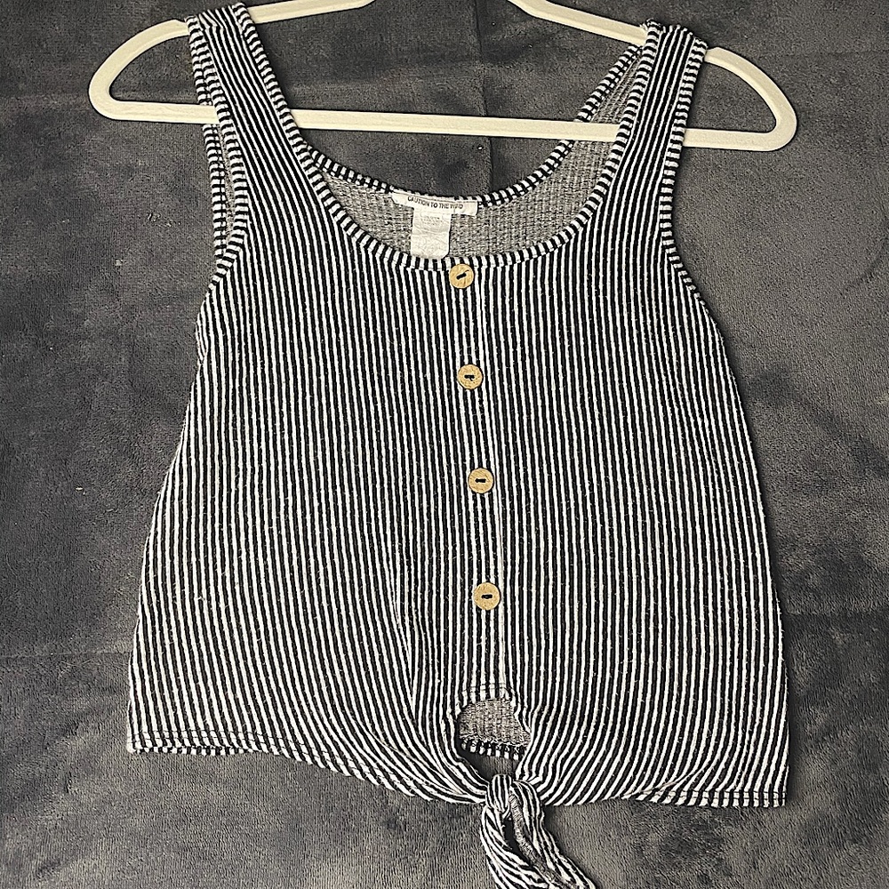 Caution to the wind tank top!